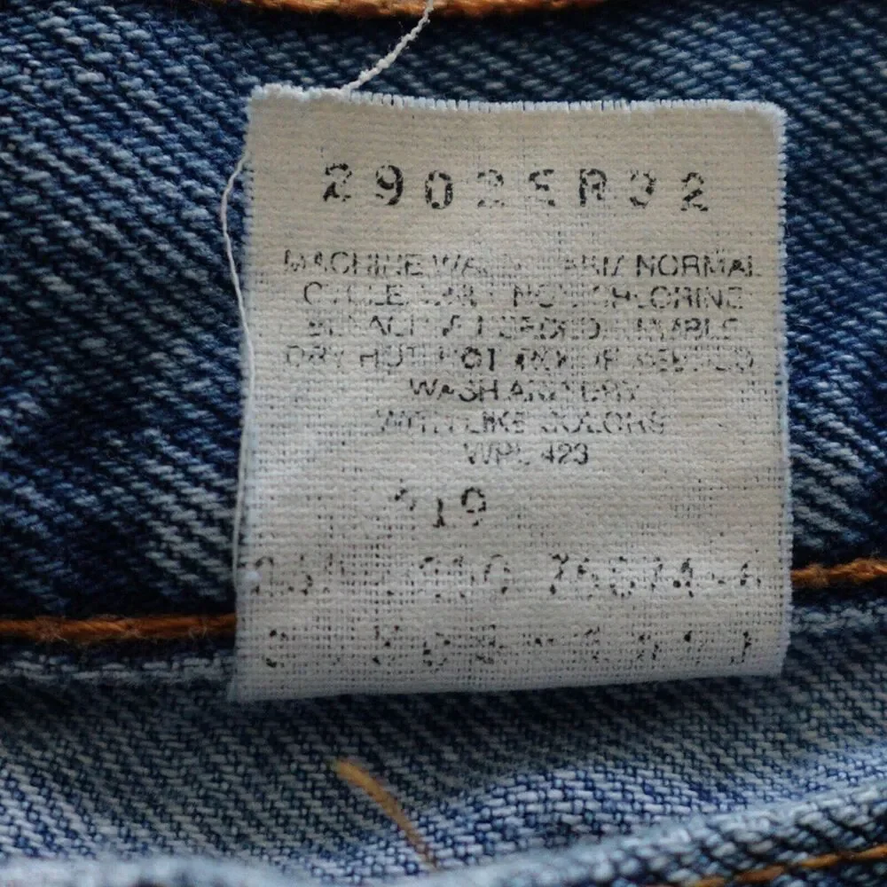 VTG Levi 505 Shorts Men 42 Regular Fit Blue Denim Medium Wash Casual Blackwing